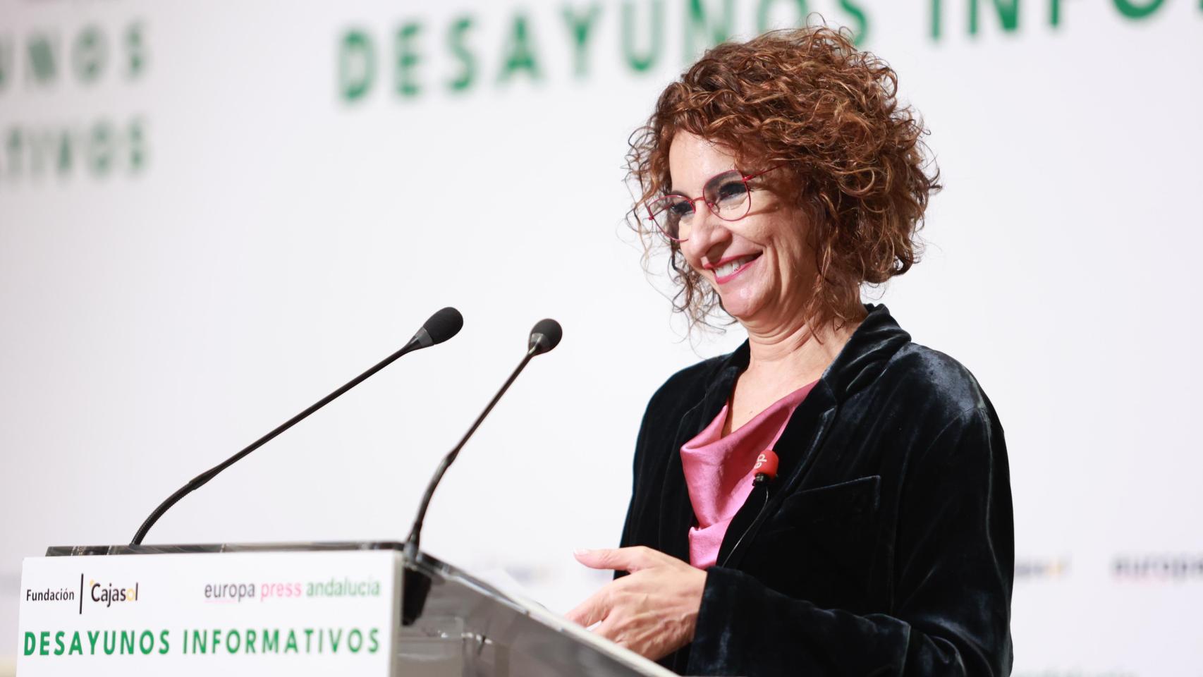 María Jesús Montero, ministra de Hacienda y vicepresidenta primera del Gobierno.