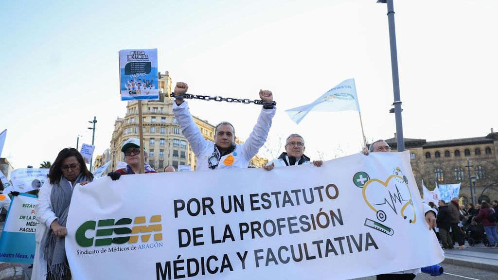 Manifestación contra el Estatuto Marco en Zaragoza este viernes