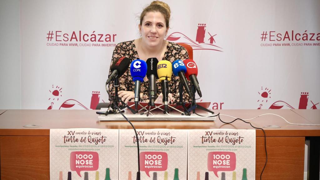 Bárbara Sánchez-Mateos en rueda de prensa.
