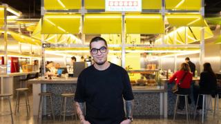 El chef Balo Ortiz, al frente de Chiribita Tacos & Borlote.