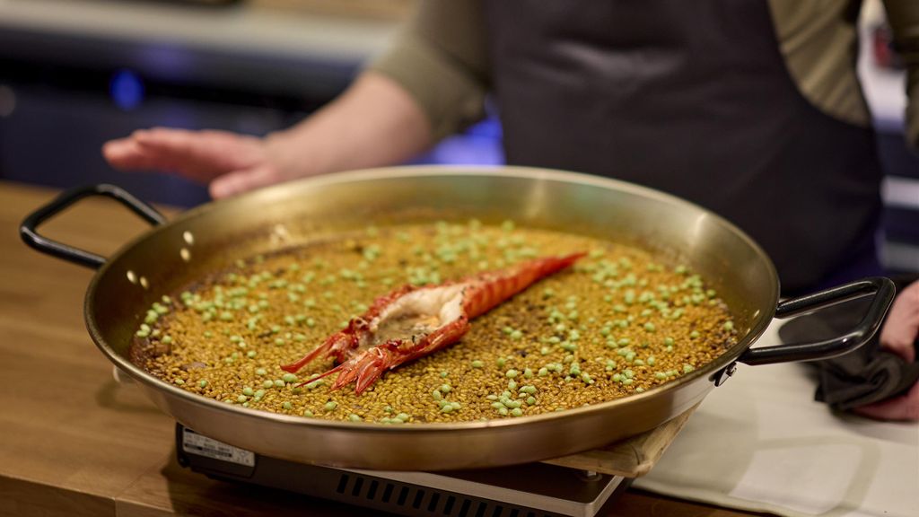 El arroz con carabinero de Barbecho.