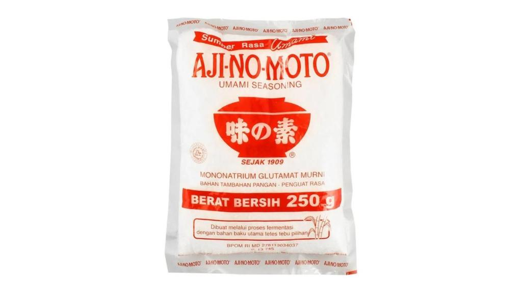 Una bolsa de Ajinomoto.