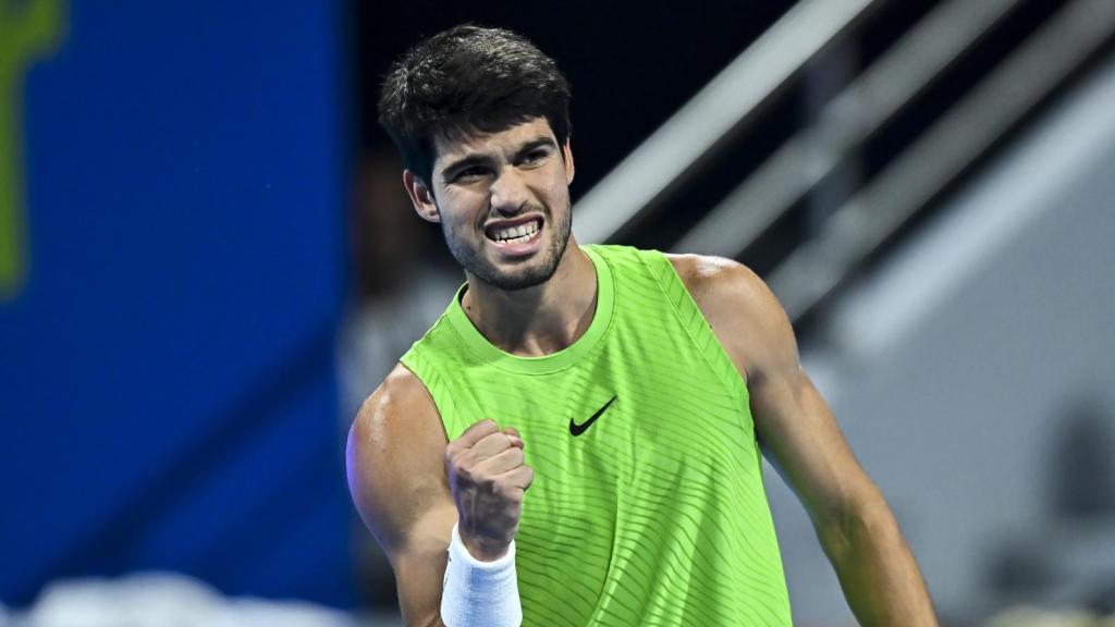 Carlos Alcaraz, en el ATP de Doha