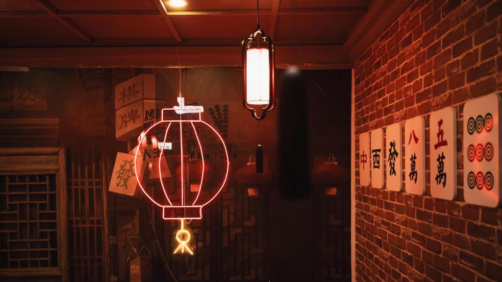 Decoración del restaurante Kaigang.