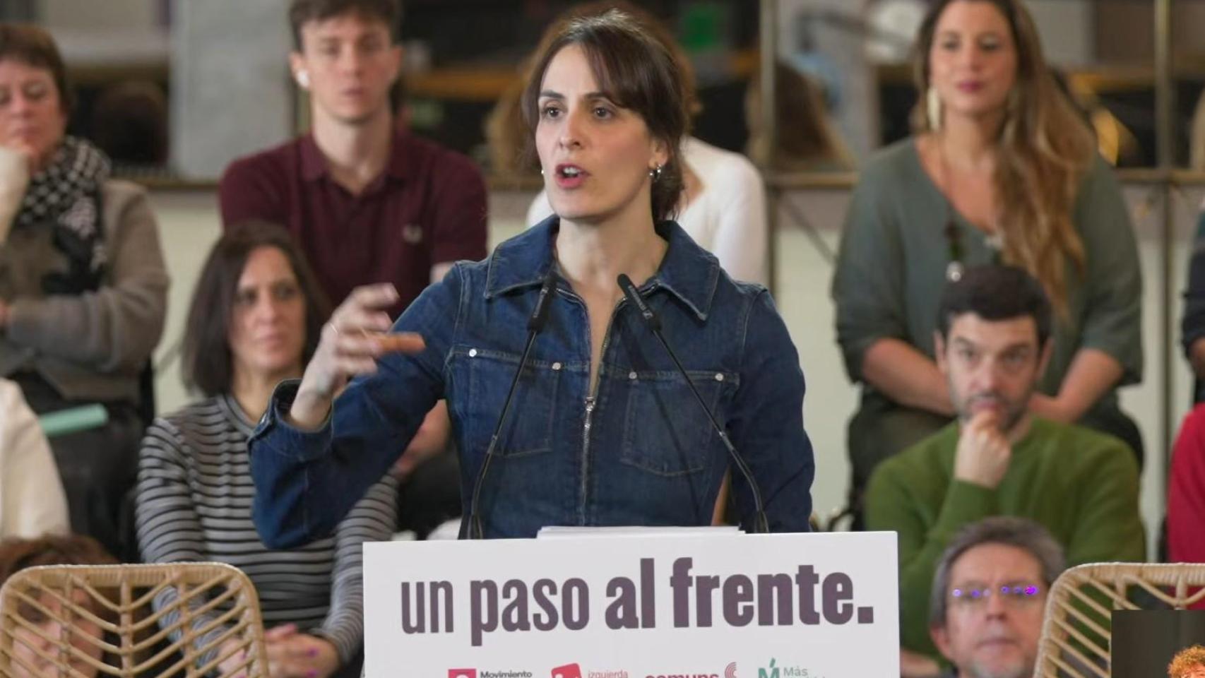 Rita Maestre, portavoz de Más Madrid.