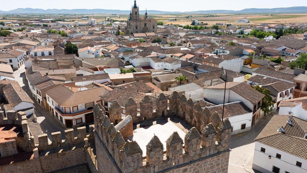 Vista aérea de la fortaleza.