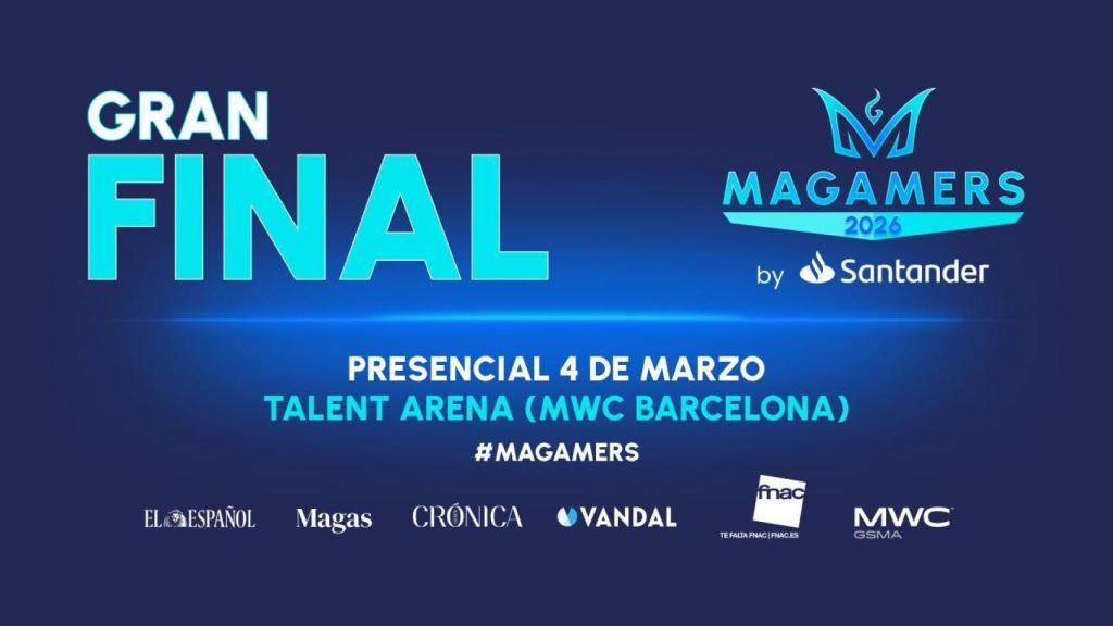 Cartel de la gran final de Magamers.