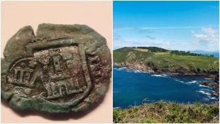 Encuentran una moneda de 1622 en la isla de On, un testimonio valioso de la actividad marítima