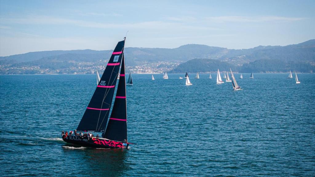 El TP52 Corsario, durante la etapa.