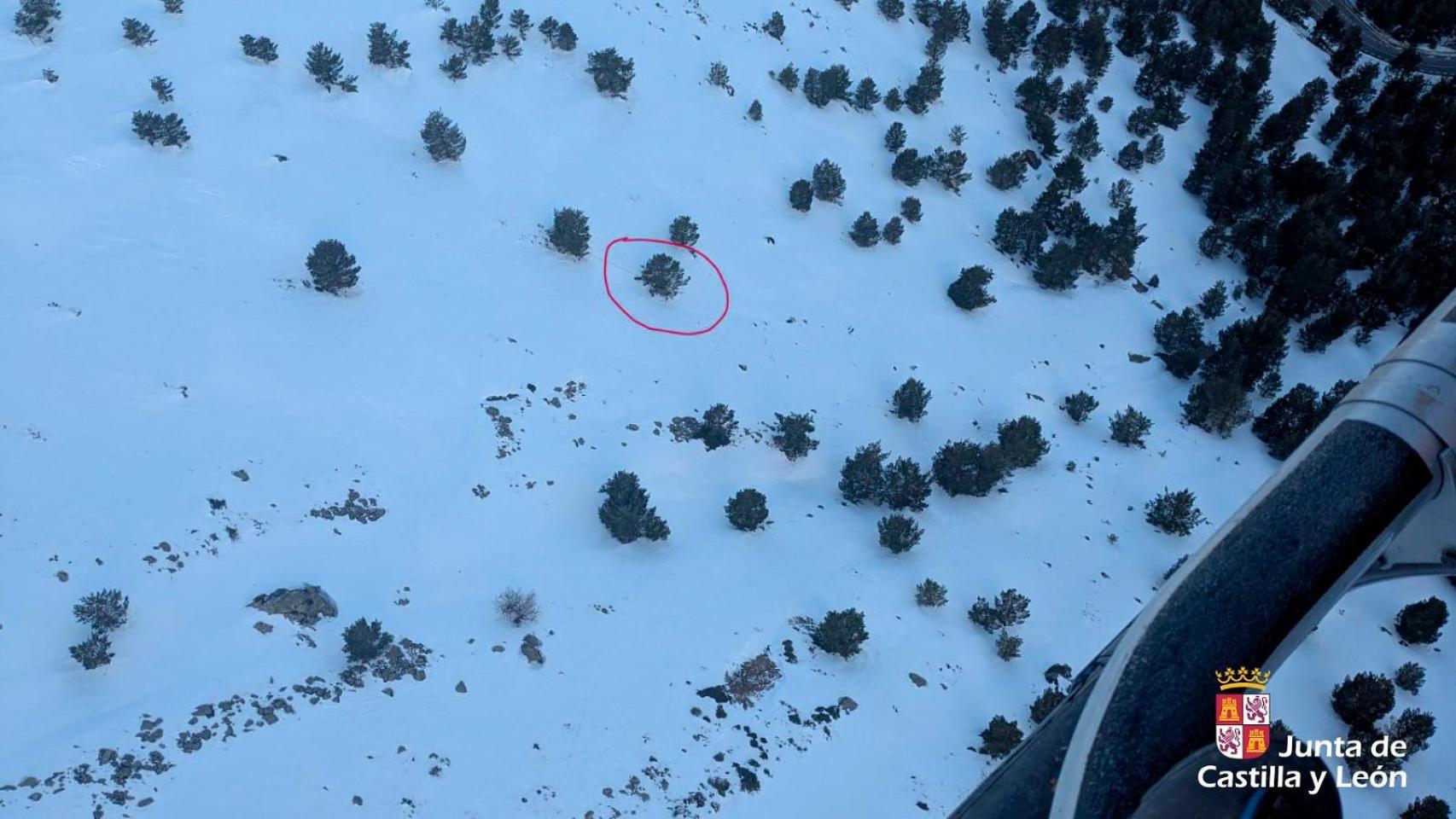 Rescate en la vertiente segoviana de La Bola del Mundo