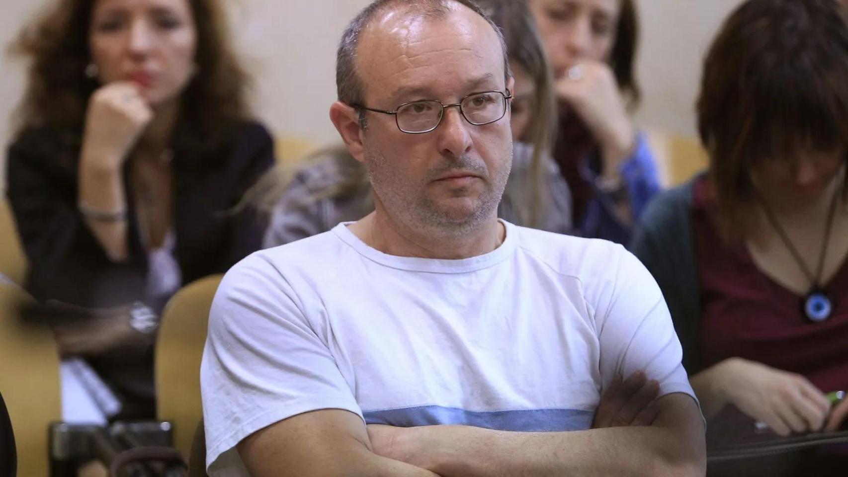 El etarra, Juan Ramón Carasatorre, durante el juicio en la Audiencia Nacional