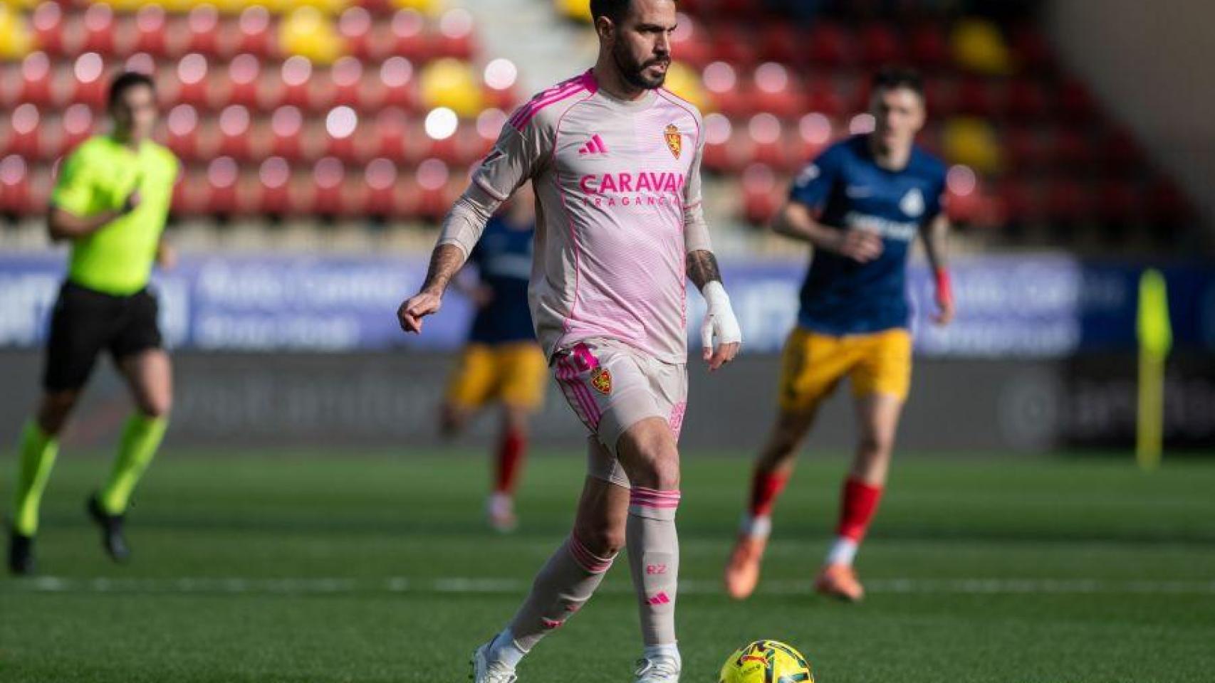 Pablo Insua, en el Andorra - Real Zaragoza