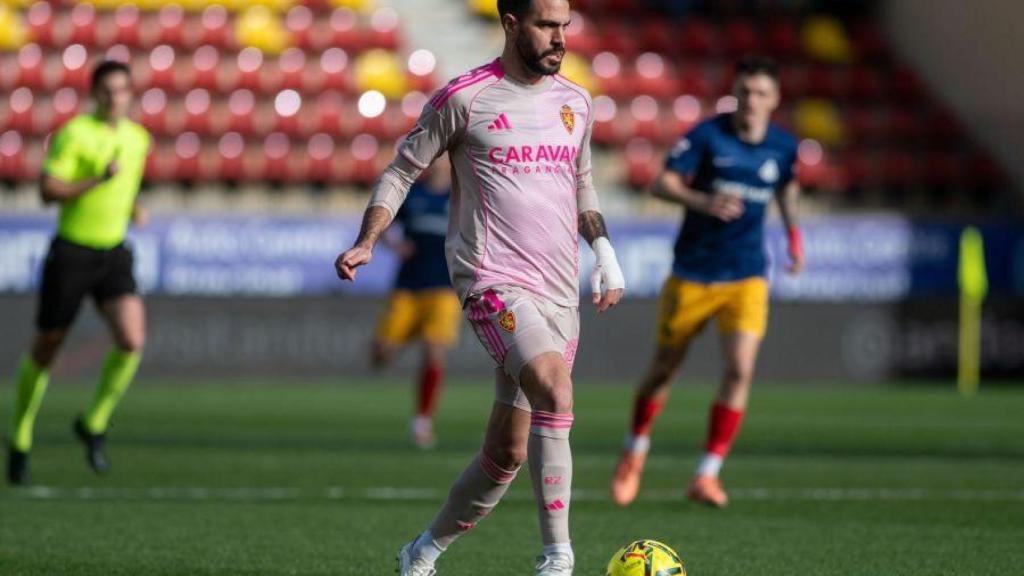Pablo Insua, en el Andorra - Real Zaragoza