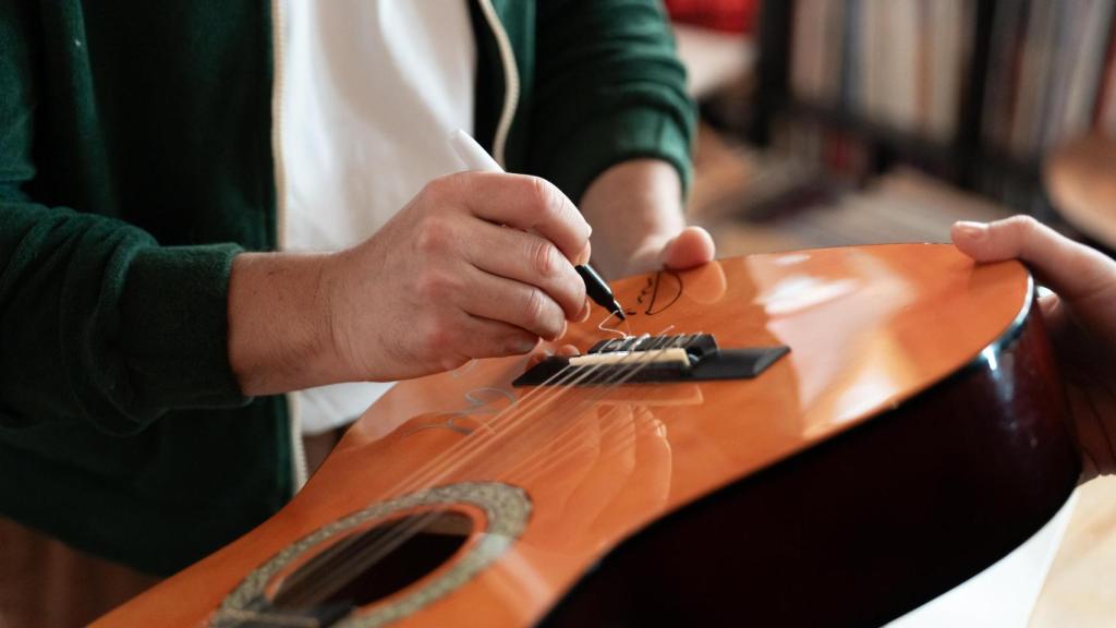 La guitarra de Fran Perea.