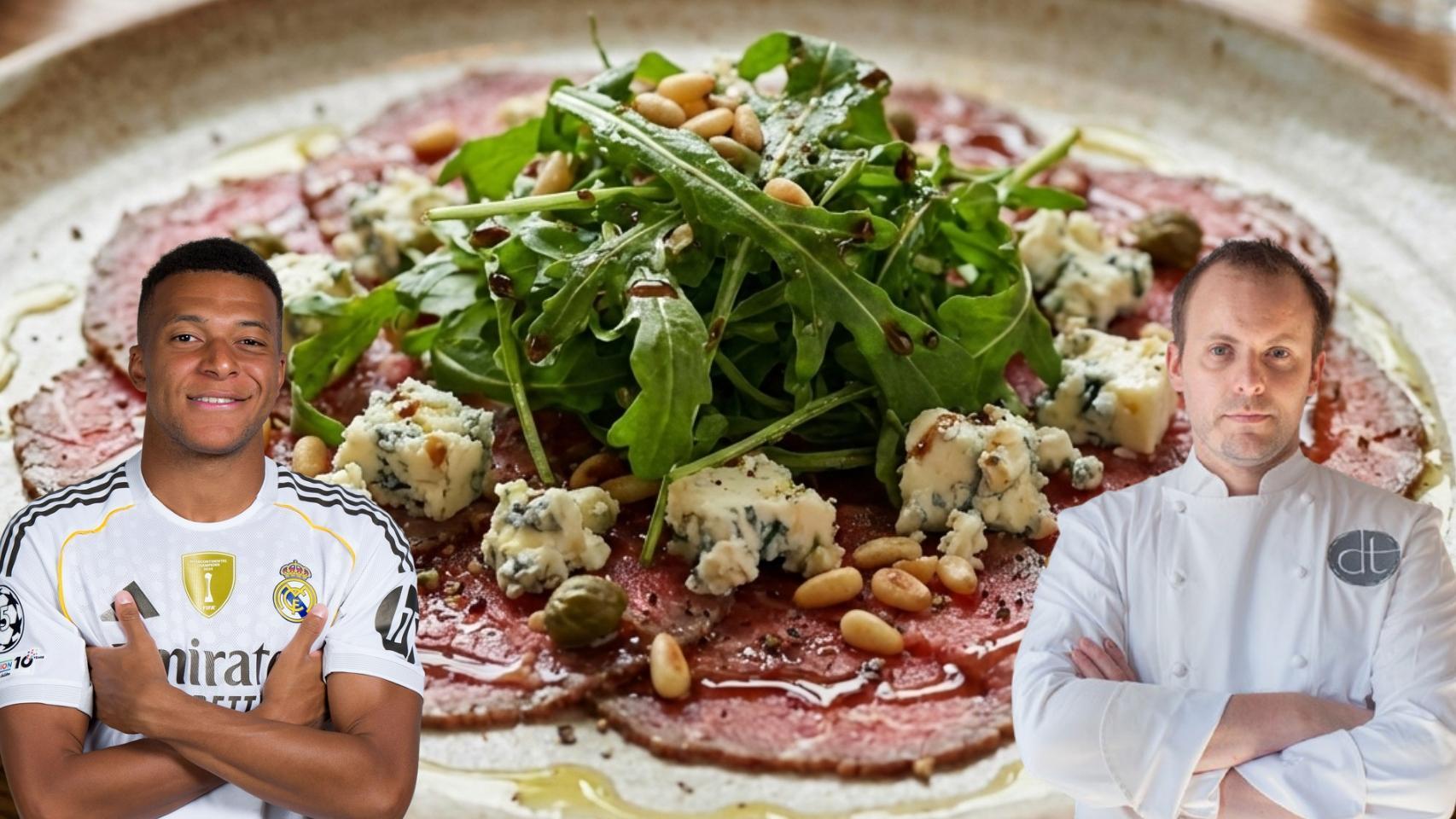 El carpaccio de ternera, el plato preferido de Kylian Mbappé