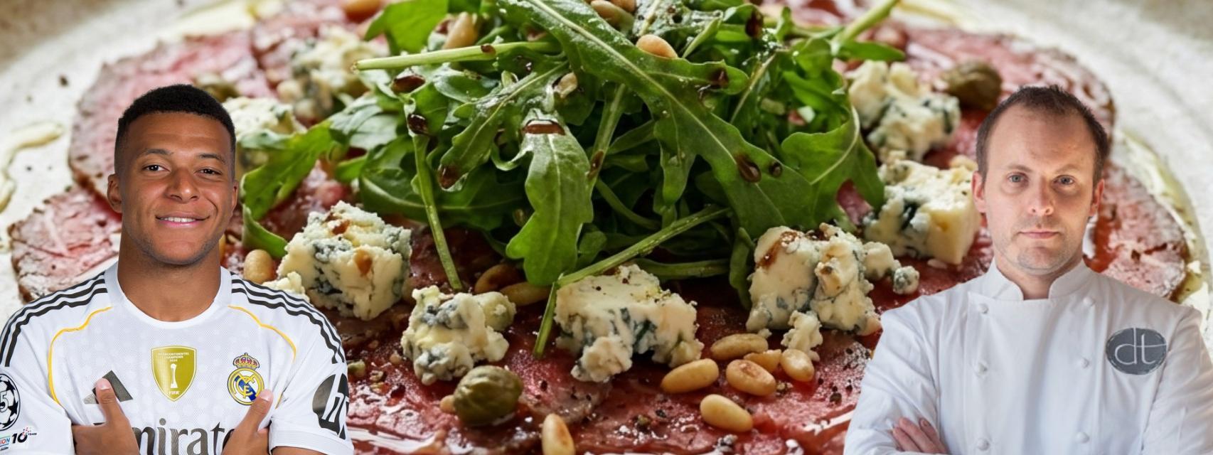 El carpaccio de ternera, el plato preferido de Kylian Mbappé