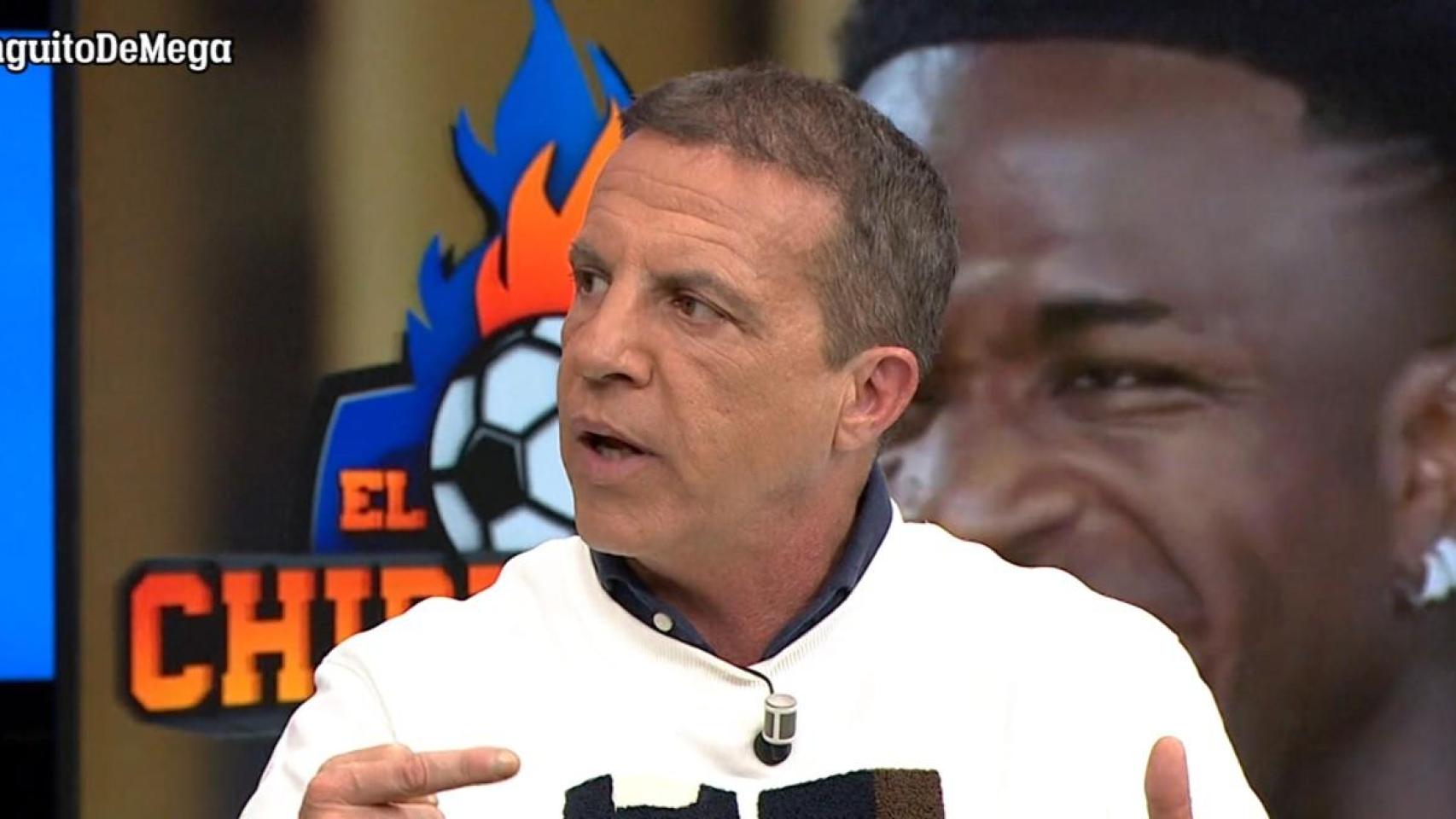 Cristóbal Soria, durante un programa de 'El Chiringuito de Jugones'.