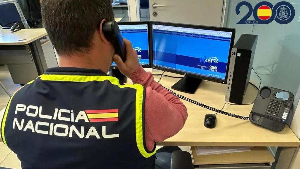 Imagen de archivo de un agente de la Policía Nacional.
