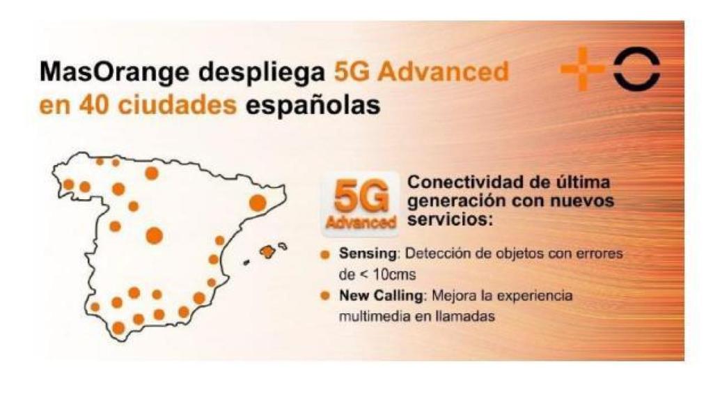 Tres ciudades gallegas acaban de incorporar la tecnología 5G Advanced de MasOrange