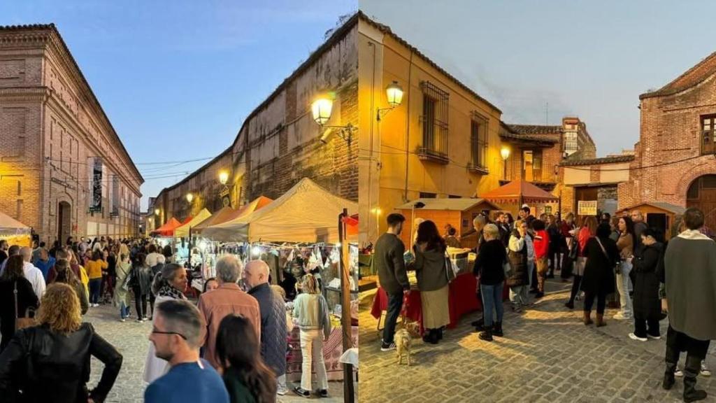 Collage del Mercado de San Jerónimo de Talavera de la Reina (Toledo).