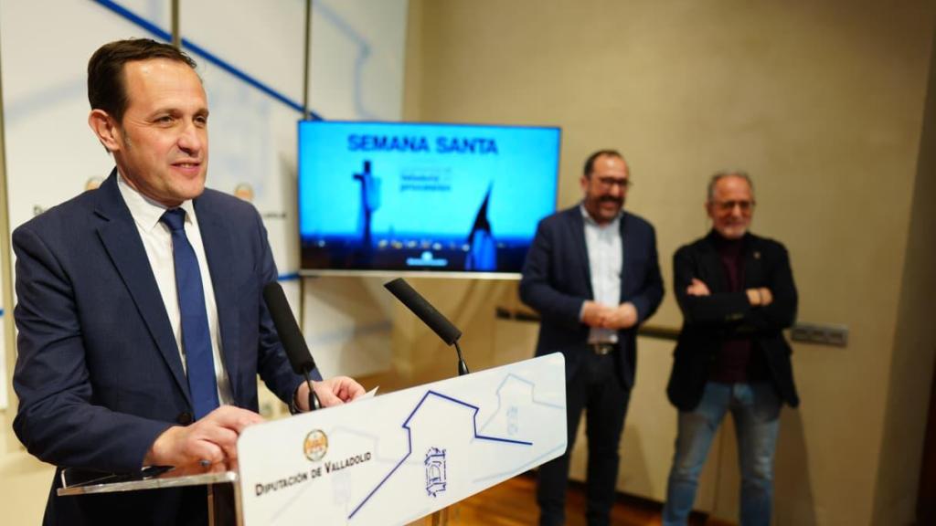 Conrado Íscar durante la presentación de la Semana Santa de la provincia