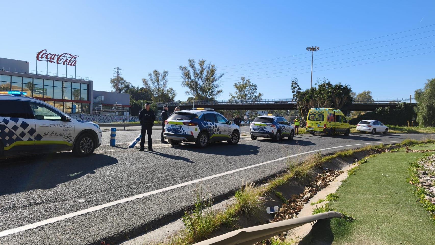 El lugar donde ha tenido lugar el accidente.