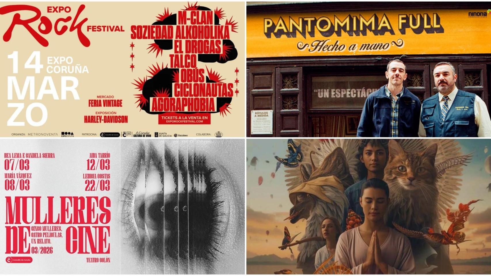 Estos son todos los grandes conciertos y eventos que animarán el mes de marzo 2026 en A Coruña