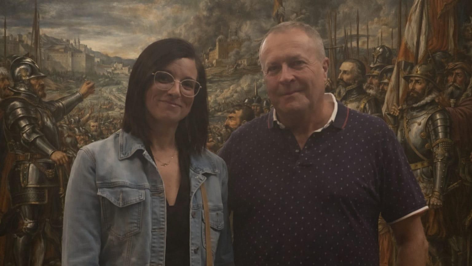 Esther y Francisco, los docentes que han reconstruido el paso de Cervantes por Cartagena rumbo a la victoria de Lepanto