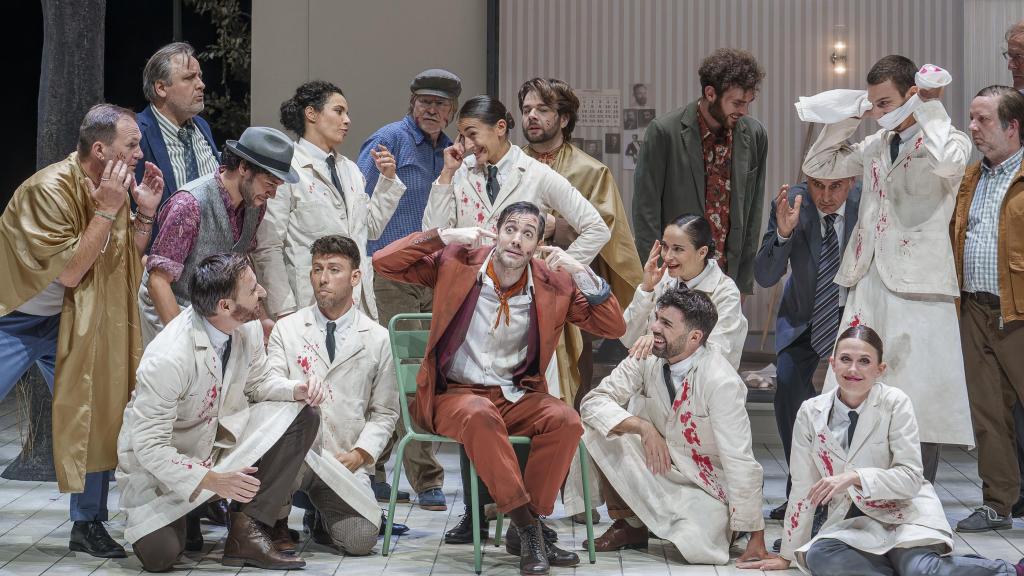 Una escena del estreno en Basilea del montaje de Loy de 'El barberillo de Lavapiés'. Foto: Ingo Höhn