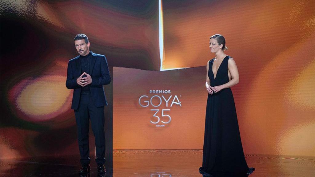 Antonio Banderas and Maria Casado. Photo: Academia de Cine