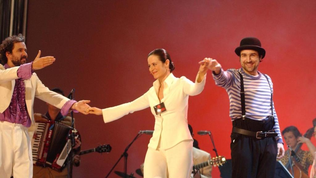 Guillermo Toledo, Aitana Sánchez Gijón and Alberto San Juan. Photo: Academia de Cine