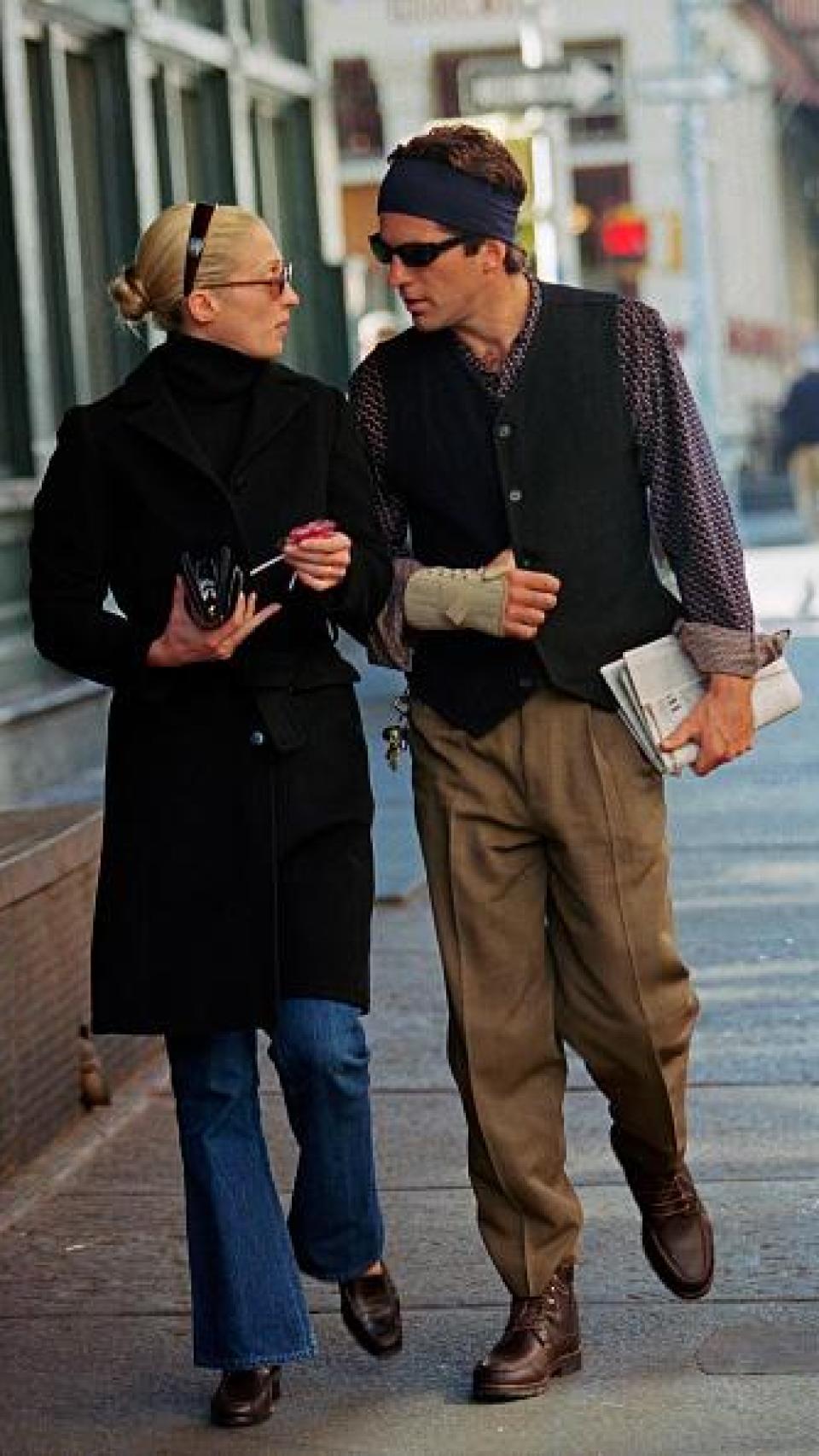 La pareja en Tribeca, Nueva York.