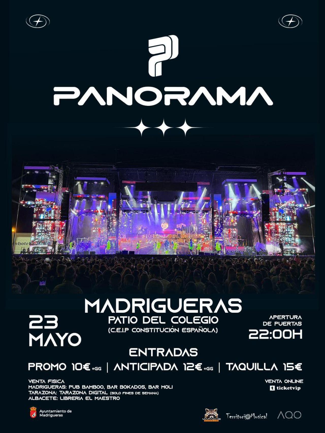 Cartel de la actuación.