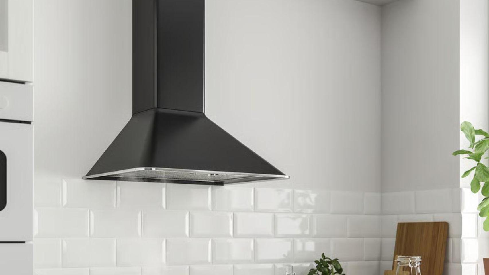 Cocina sin humos ni olores: ahorra 70€ en la campana extractora de IKEA que es tendencia
