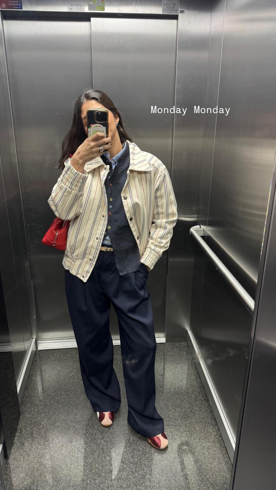 María García de Jaime, en un 'story' de Instagram.