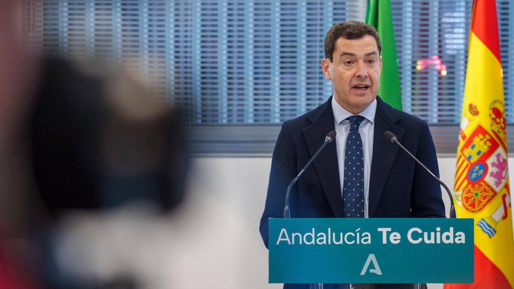 El presidente de la Junta, Juanma Moreno.