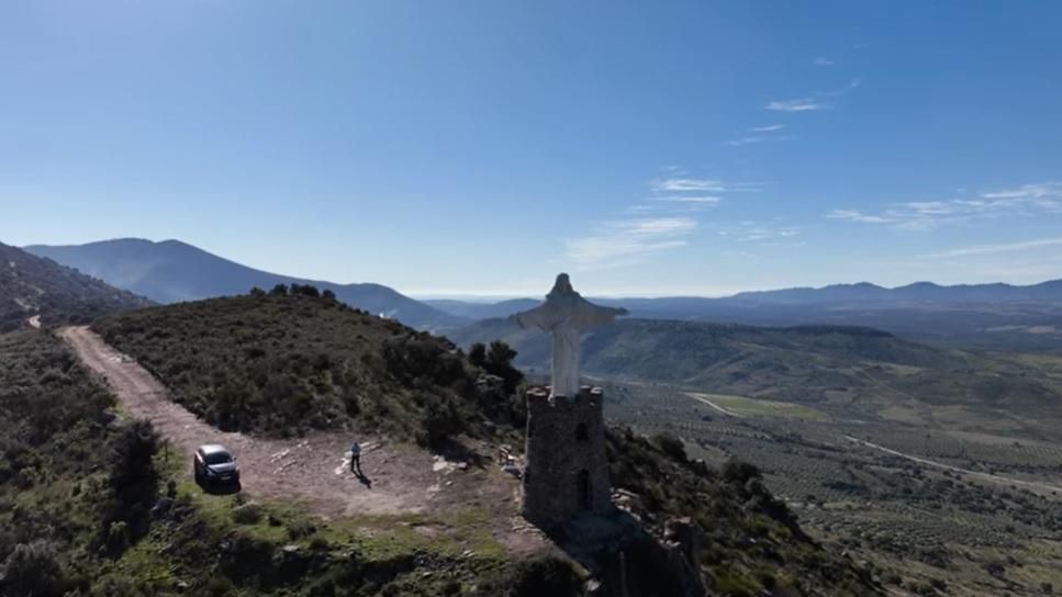 Vista aérea del monumento.