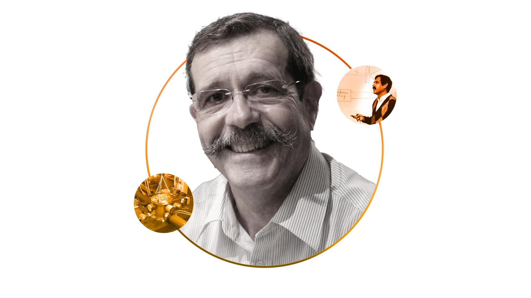 Alain Aspect compartió el Nobel de Física con Clauser y Zeilinger. Diseño: Rubén Vique