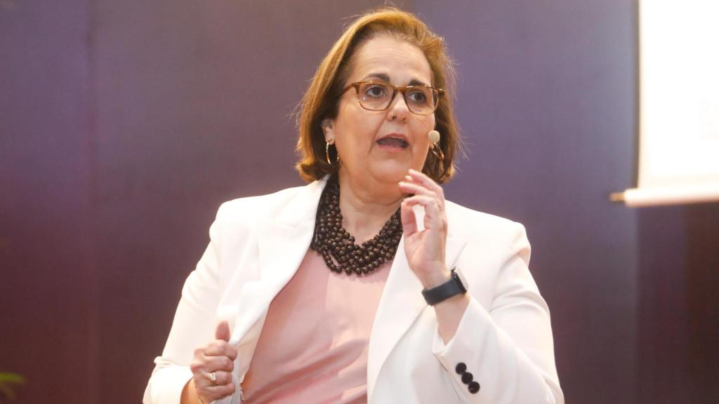 Blanca Torrent durante su intervención en el Congreso