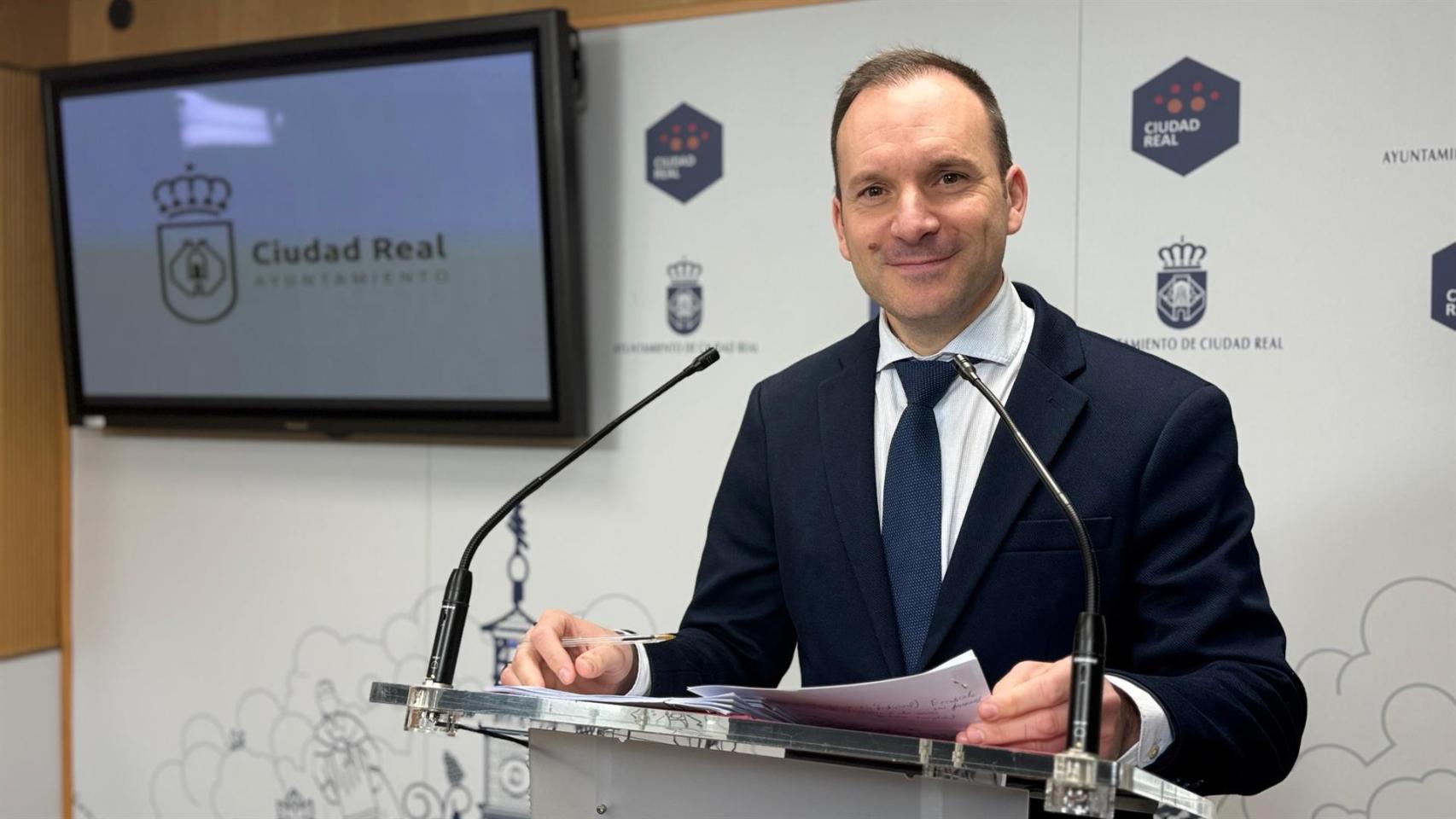 El portavoz del Ayuntamiento de Ciudad Real, Guillermo Arroyo.