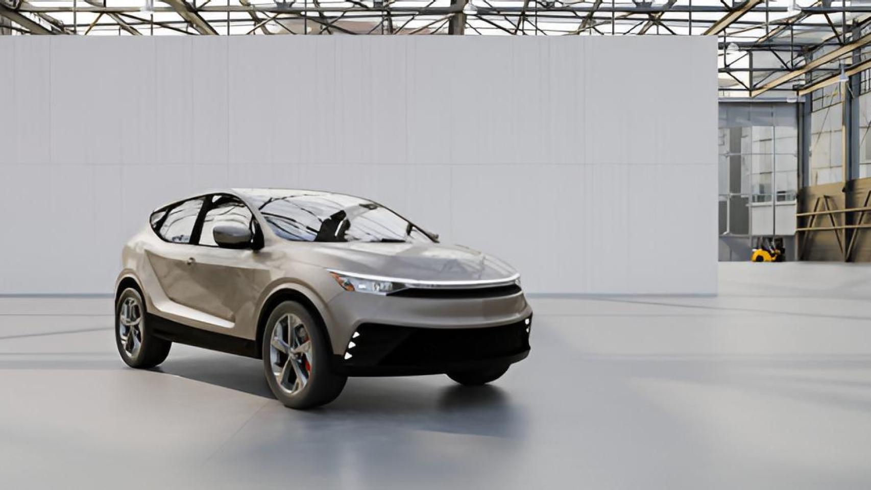 Exhibición de un SUV.