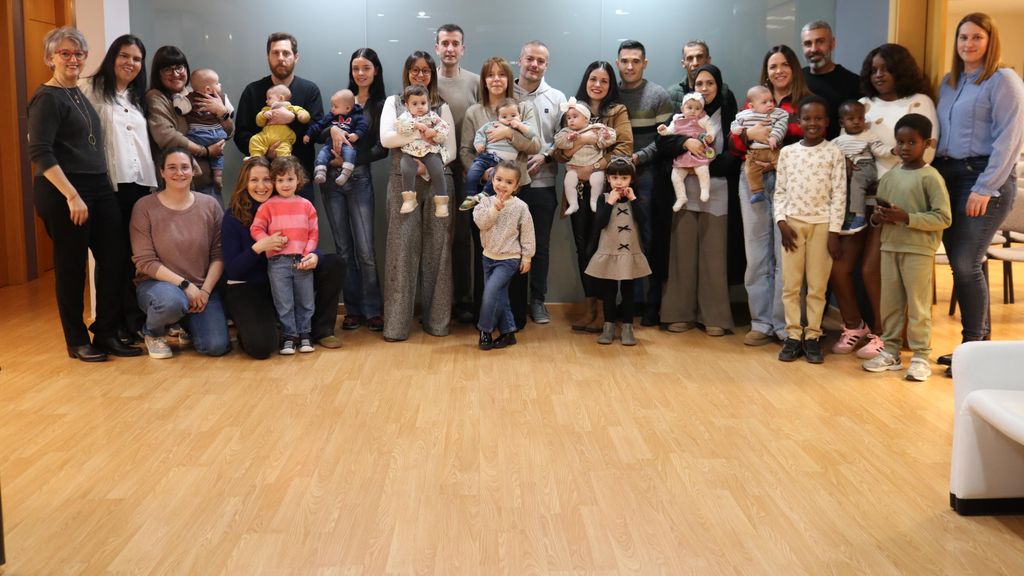 Familias que han recibido el Chequé Bebé.