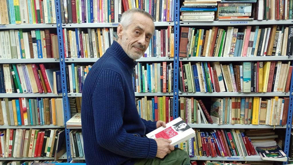 Francisco Soler, el dueño de la Librería Abadía de Málaga.