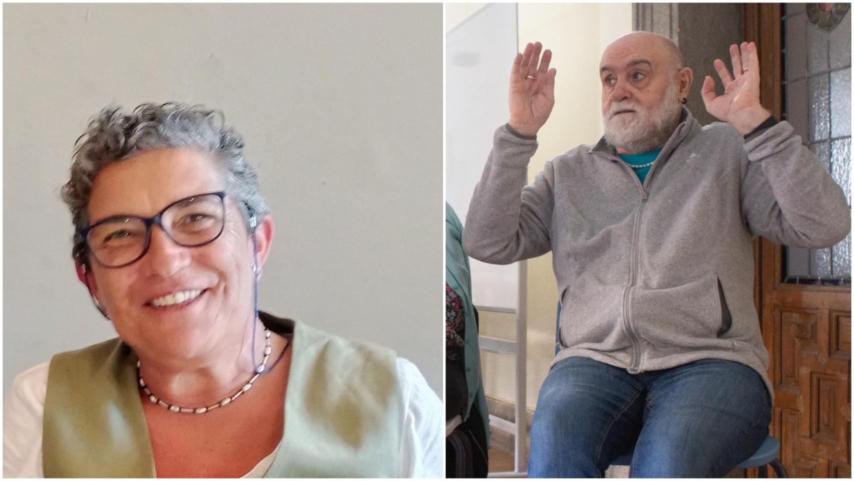 Lucinda Rey y Federico Armenteros, voluntaria y fundador de la Fundación 26 de Diciembre