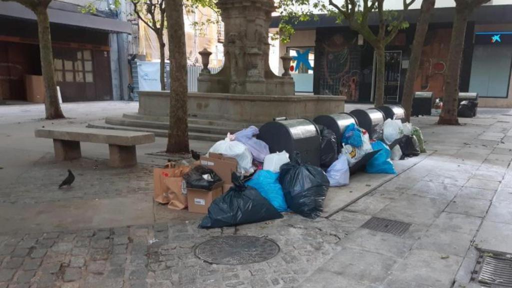 Imagen de la plaza la semana pasada.