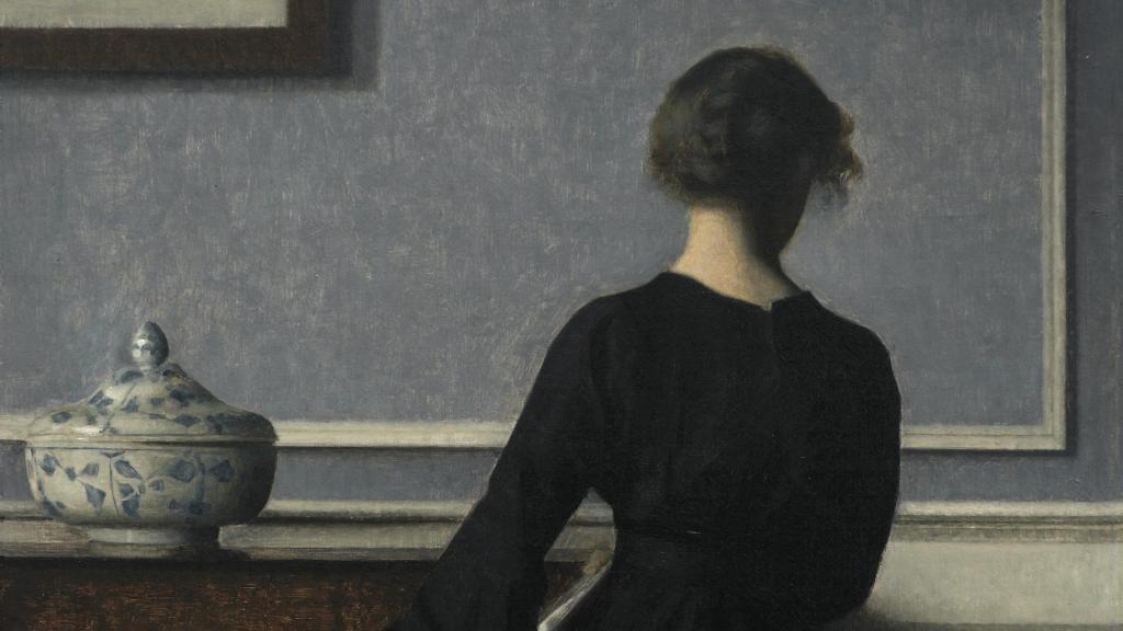 Detail of 'Interior, mujer vista de espaldas' (Vilhelm Hammershøi, 1904). Photo: courtesy of the Thyssen Bornemisza Museum