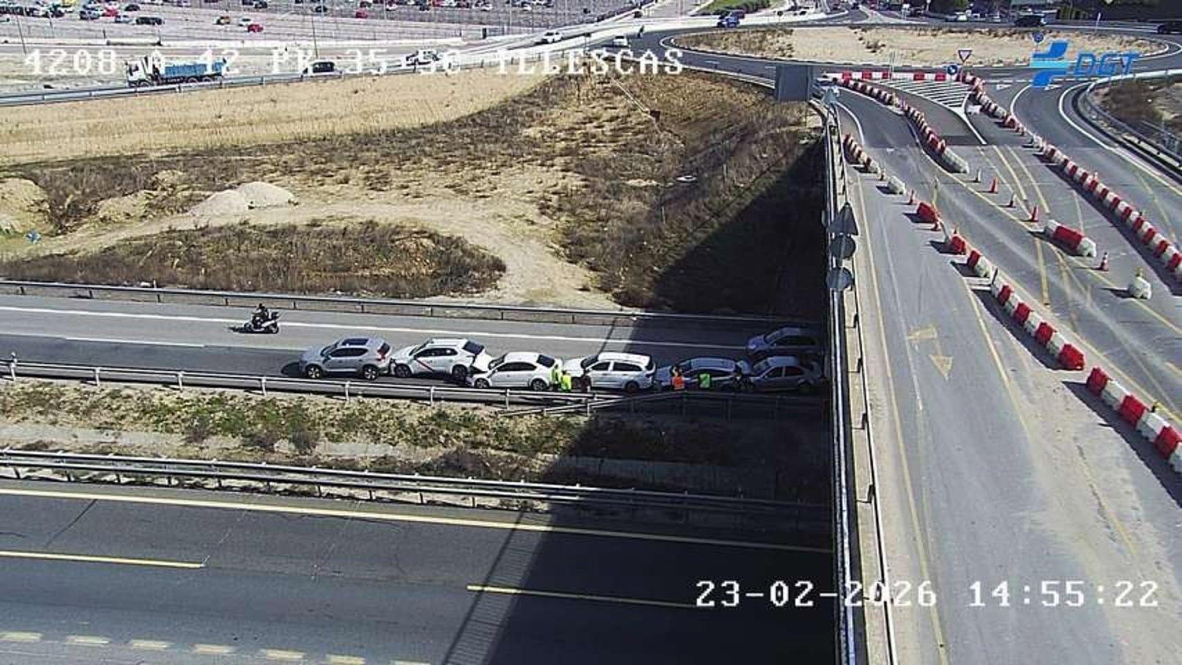 Accidente en Illescas. Foto: 112.
