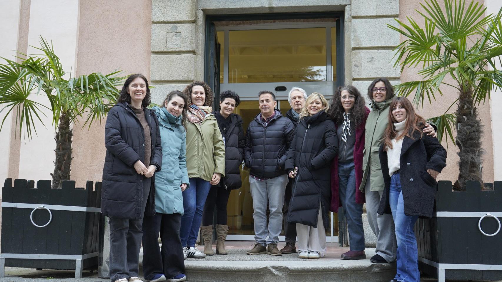 Imagen de la visita de técnicos del Imserso al Centro de Servicios Sociales La Fuencisla de la Diputación de Segovia