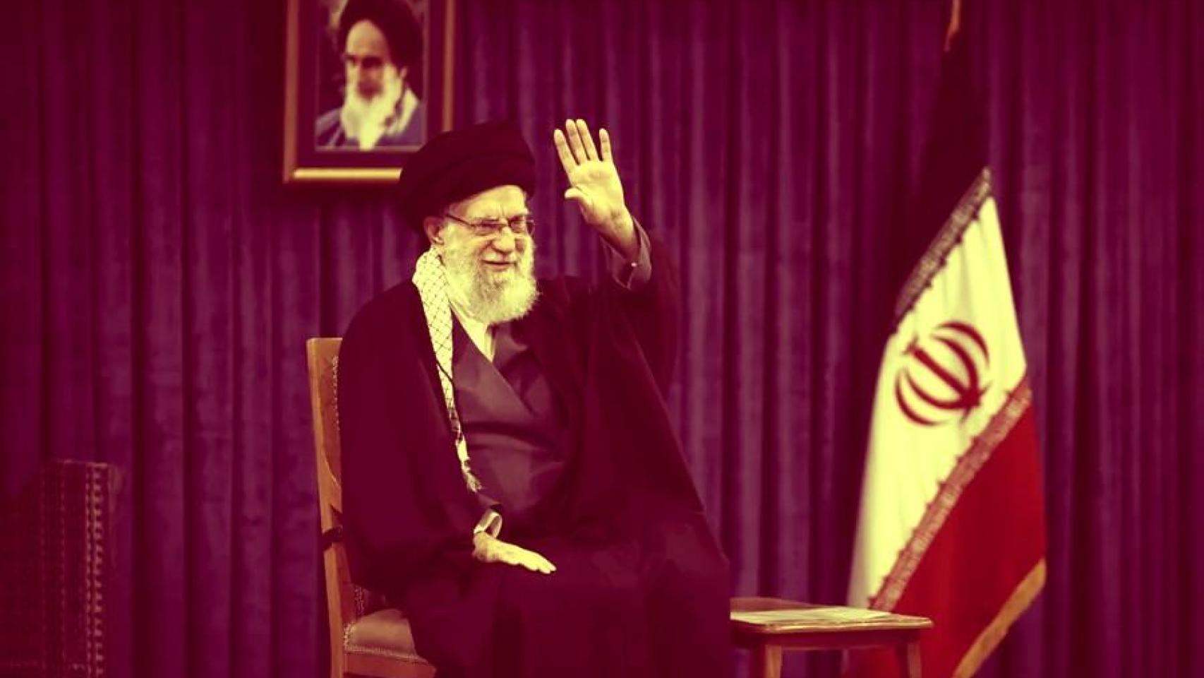 El líder supremo de Irán, Ali Jameneí, en un acto en Teherán.
