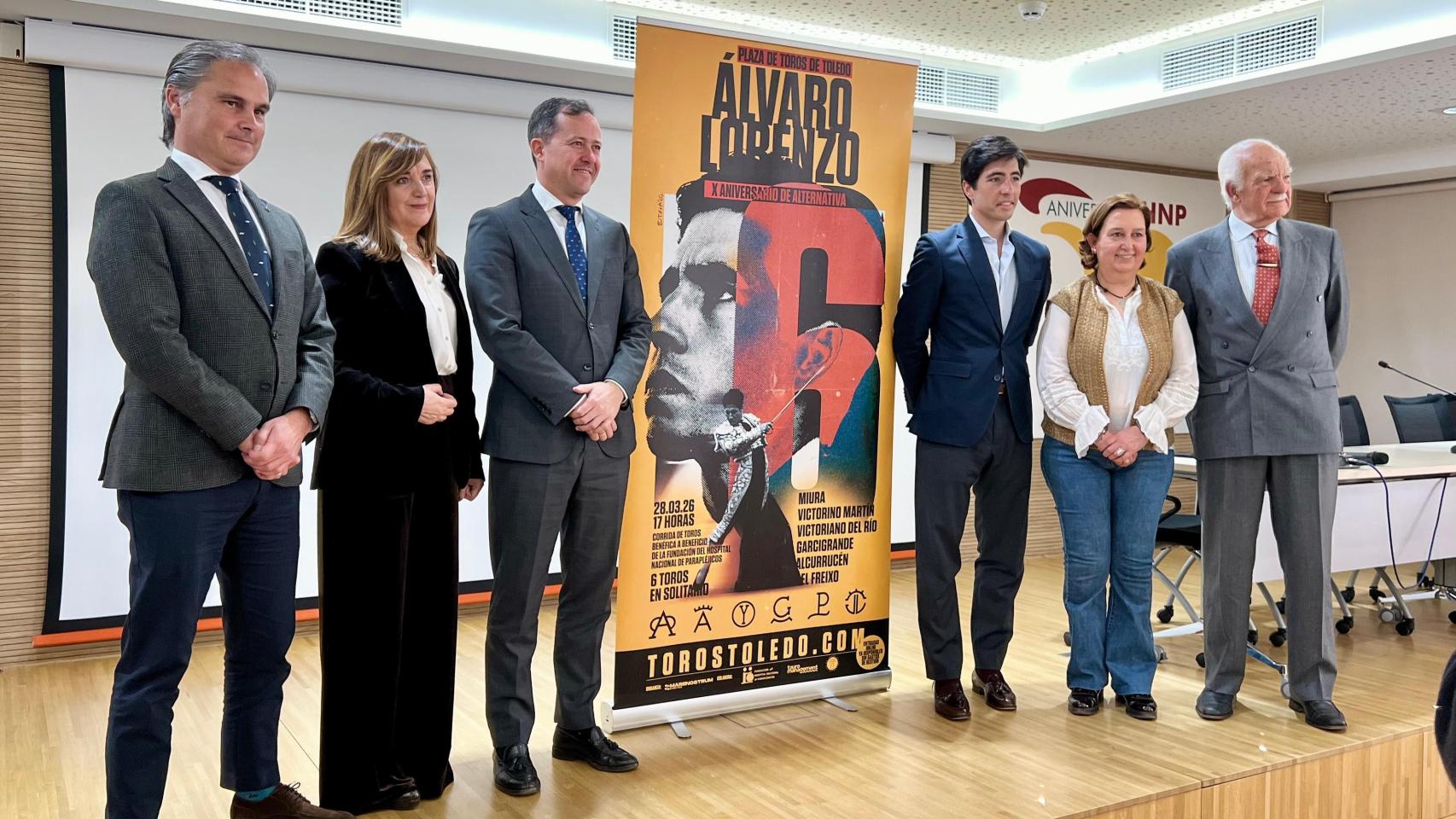 Presentación de la corrida de toros de Álvaro Lorenzo en Toledo.